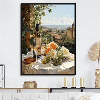 «Wine Champagne Charm I» - impressions murales sur vin et champagne