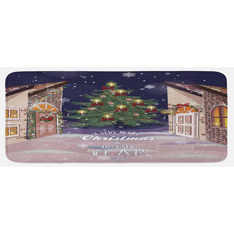 Rustic Synthetic Kitchen Mat