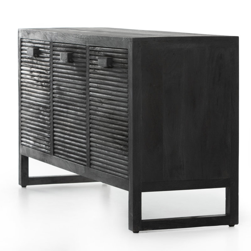 TV Stand for TVs up to 58", Dark Reeded Totem