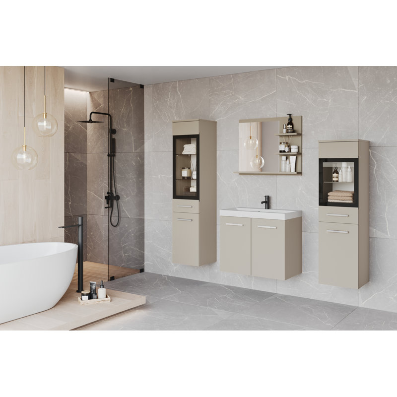 Bathroom Suite, Beige