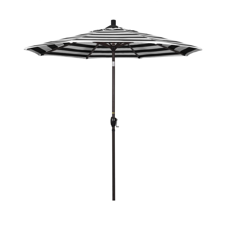 Parasol sunbrella de marché 7,5' Wallach, Spectre indigo Sunbrella®