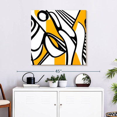 Avery Black And Yellow Lines