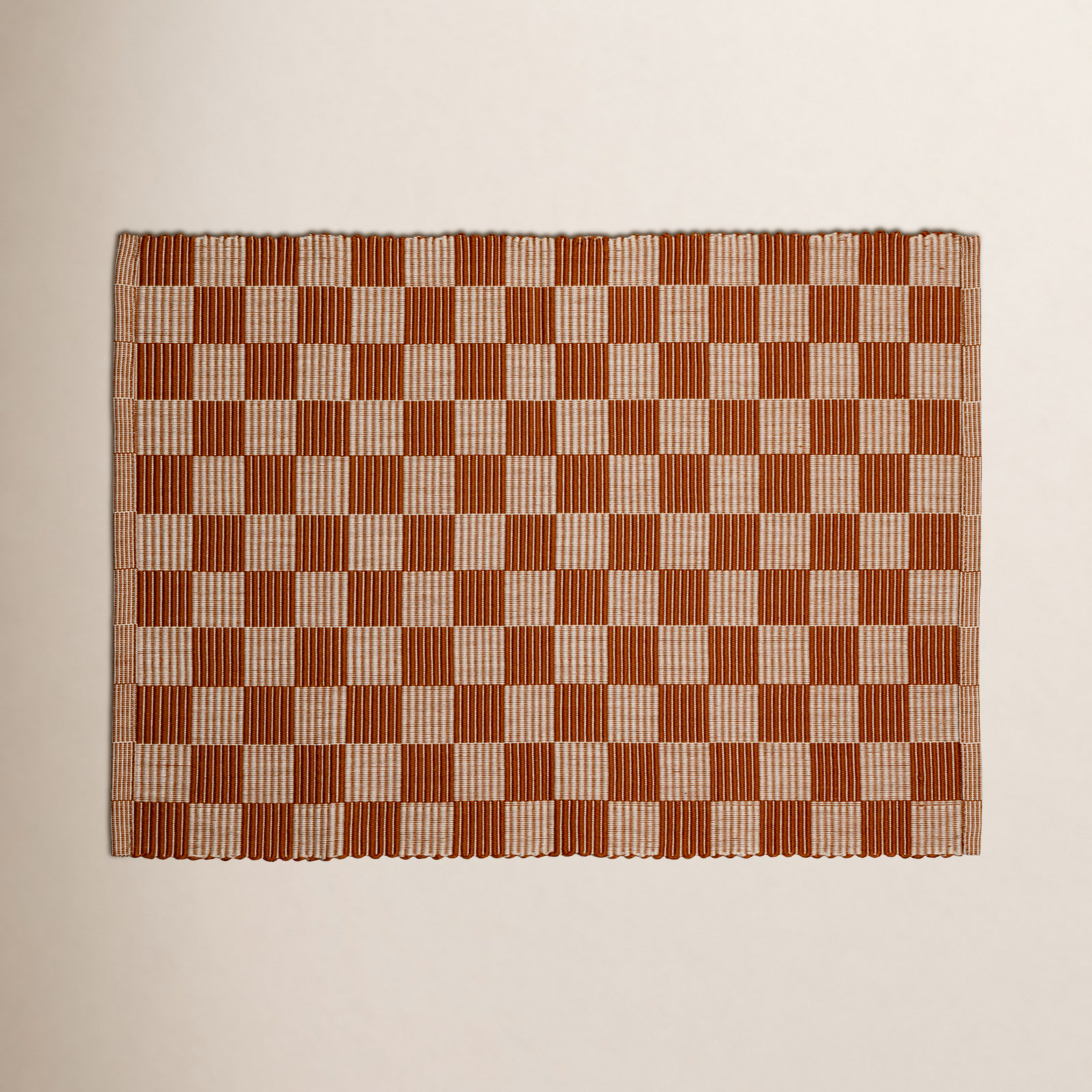 Handloomed Placemat, Brown