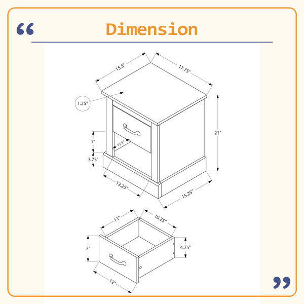 Dimensions du produit