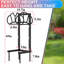 Porte-boyau d'arrosage pouvant contenir 160 pieds, rangement pour boyau d'arrosage antirouille, noir-136317959
