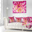 Pétales de fleurs lisses et mauves - oreiller imprimé floral-30613573-30810384