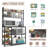 Floramae 39.37'' Steel Standard Baker's Rack with Microwave Compatibility