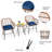 Zulema 2 - Person Patio Dining Set with Round Table , Cushions Included
