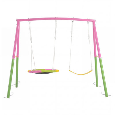 Wooden Toddler Outdoor Playset,Swing Set