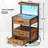 3 Drawers Nightstand-857536903