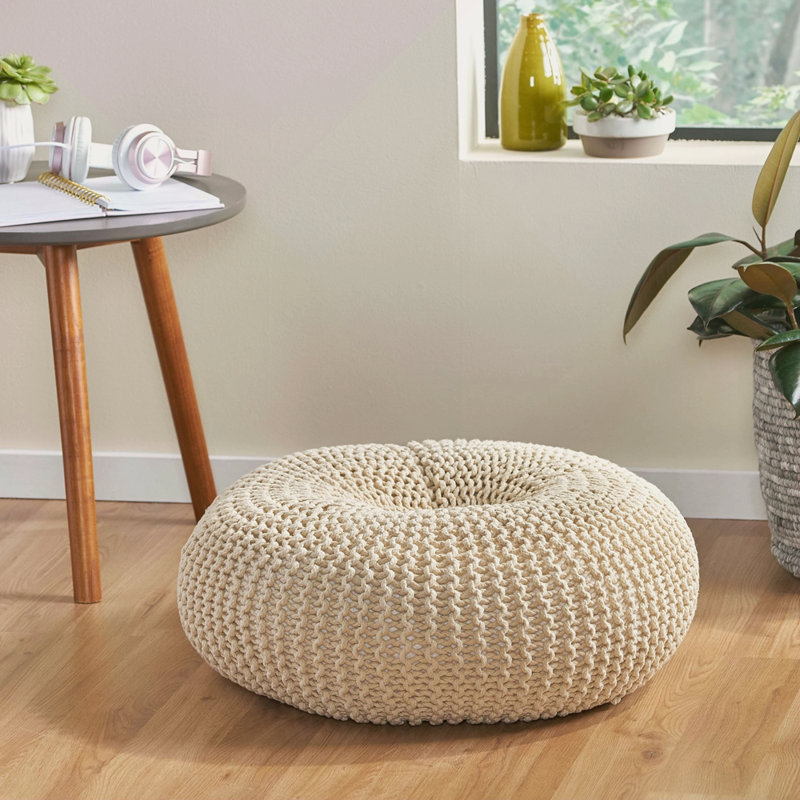 POUF TRICOTÉ