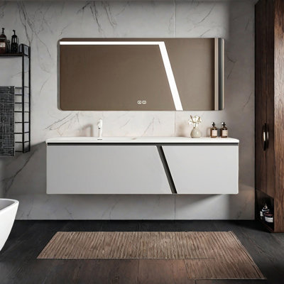 Simple and modern style bathroom cabinet