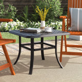 Harward Square Metal Outdoor Side Table