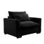 Fauteuil Zackary de 51 po de largeur, fauteuil d'appoint, fauteuil de salon avec structure en bois-1355508114