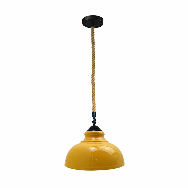 Monica 1 - Light Black Pendant, Yellow, Yes