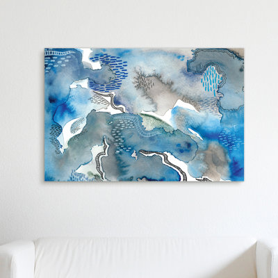 " Subtle Blues II " Painting Print