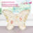 Dolly Parton Jeweled Mosaic Butterfly Egg Plate