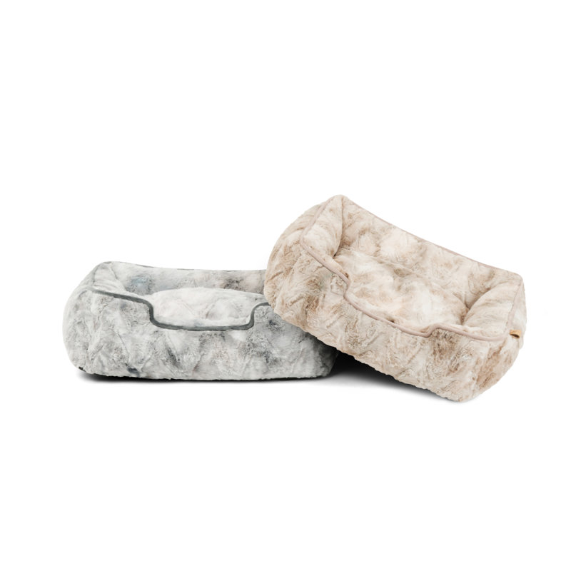 Lit pour chien Dreamland, H 10 po x l 44 po x P 37 po, Beige