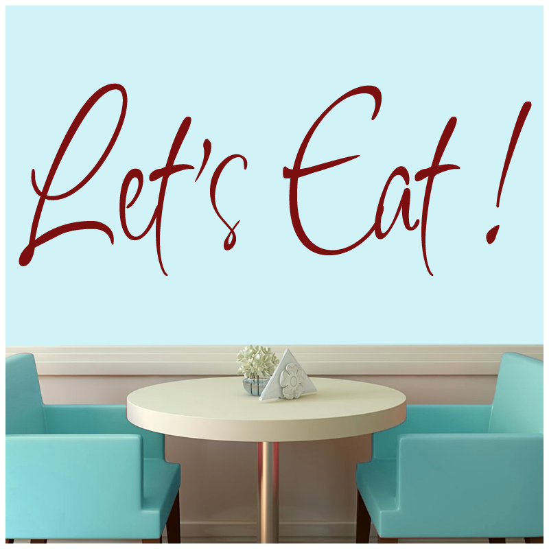 Adhésif décoratif «Let's Eat», Canneberge