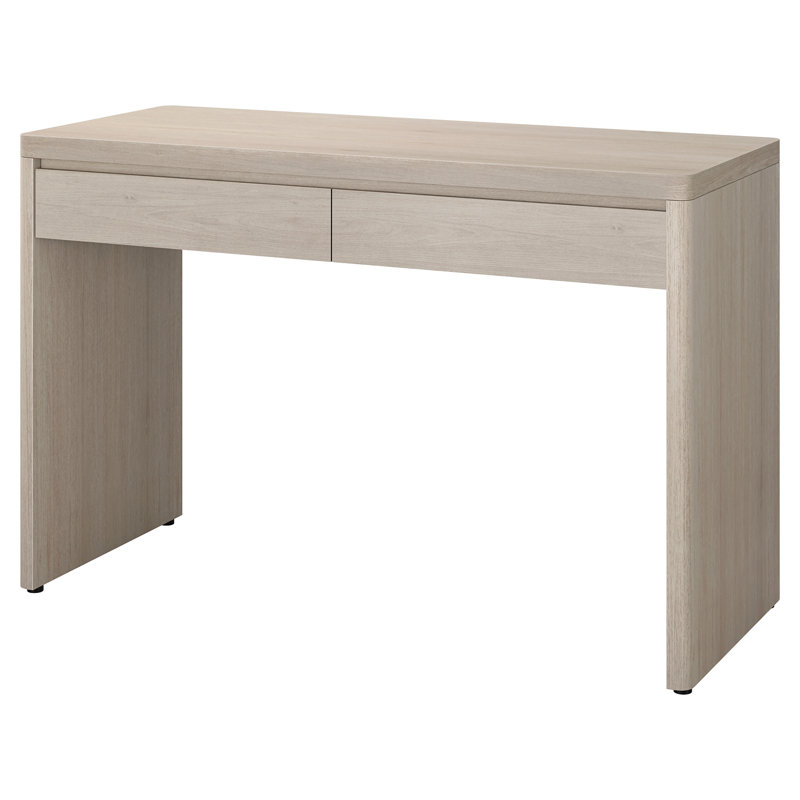 Bureau rectangulaire Deroche de 48 po de large blanc aulne, Aulne blanc