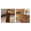 Table basse ronde à chevrons 36,61 "