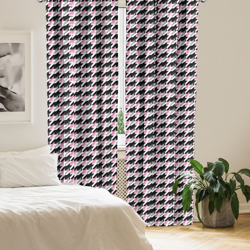 Rideaux 4 panneaux East Urban Home, L 56 po x L 63 po
