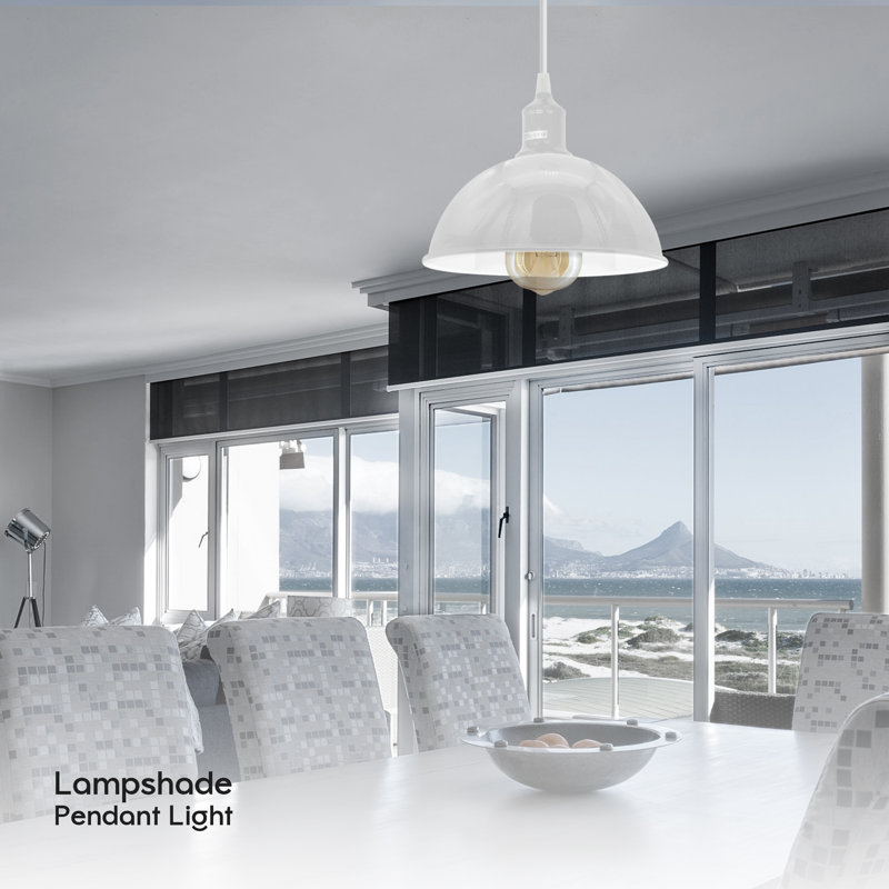 Lawler 1 - Light Single Pendant, White