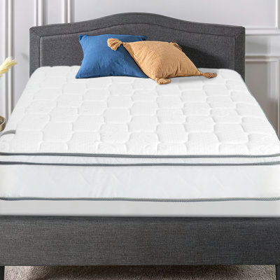 White Noise 10'' Plush Memory Foam Mattress and Box Spring