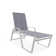 Holna Outdoor Rust-Resistant Metal Chaise Lounge