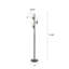 Lampe sur pied Mercer - or Pesch et noir