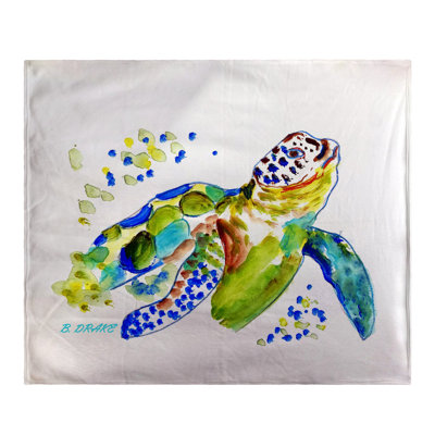  Jeté bébé tortue de mer