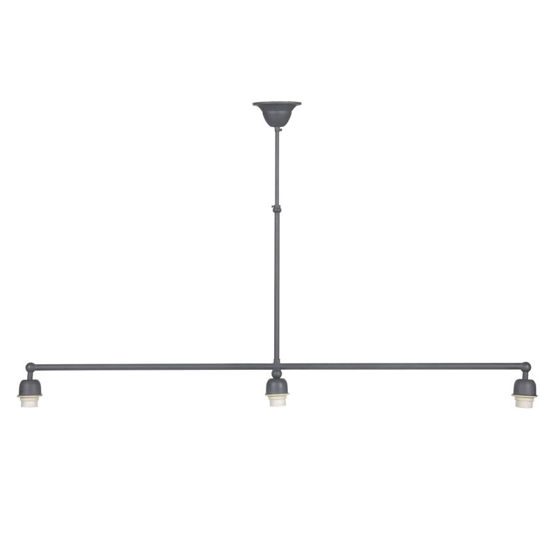 San Pablo 3 - Light Kitchen Island Pendant, Lead Paint Metal