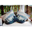 Housse de coussin d'extérieur carré Winter Holiday Mountain Forrest Holiday-1351318291