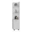 Klay 2-Door 4-Shelf Tall Storage Cabinet White