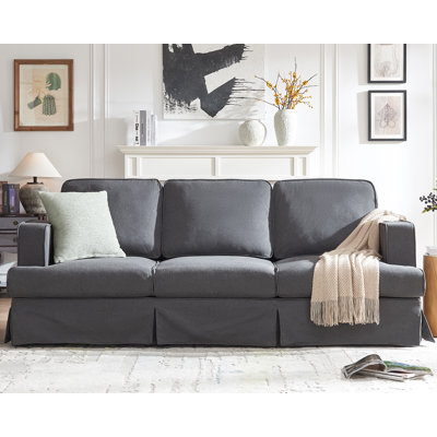 Cesario 89'' Square Arms Sofa