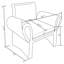 Fauteuil Whitney