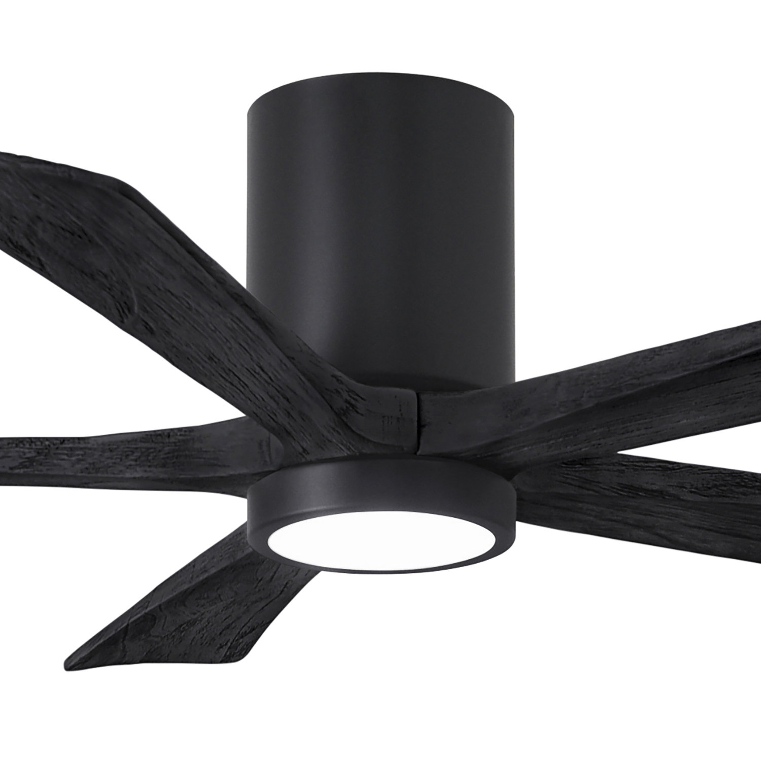 Irene Ceiling Fan with LED Light Kit, Matte Black, Matte Black, 52"