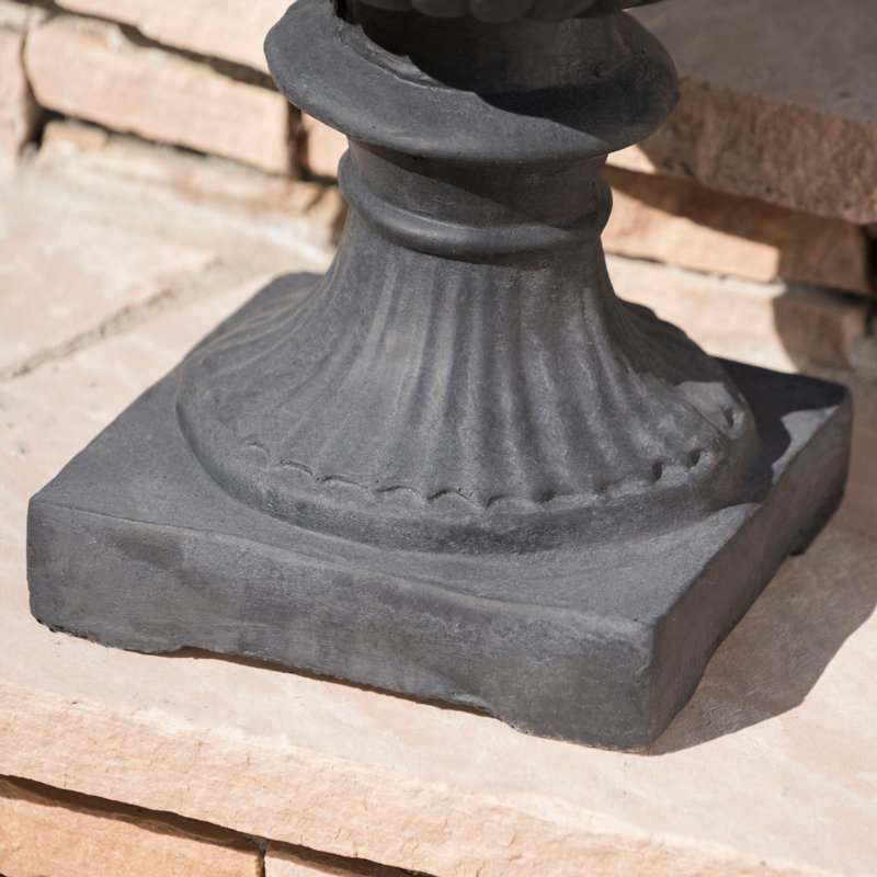 Urne pour jardin, patio, jardin, Noir antique