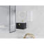 Meuble-lavabo mural 28 po avec lavabo en céramique et armoire latérale 28 po, portes à fermeture en douceur-131656788