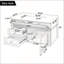 Meuble-lavabo mural 36 po, rangement flottant avec 2 tiroirs, tiroir basculant, lavabo en céramique, design moderne