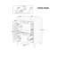 Meuble-lavabo avec lavabo, armoire de salle de bain 24 po avec deux tiroirs et porte, tablette réglable-124573647