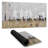 Eight perched birds - 15.75"x31.50" Desk mat