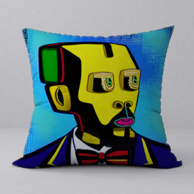 Abstract Throw Pillow