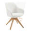 Upholstered Swivel Armchair-328588113