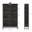 Armoire à chaussures, armoire à chaussures d'entrée de maison, armoire de rangement pour balcon d'entrée, étagère à chaussures de grande capacité, gris