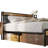 Linen Upholstered Kewarra Bed Frame with Wood Slats & Storage Space-886860225-935998808