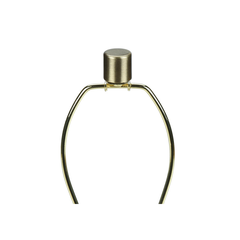 Lighting, H 27 po, lampe de table, résine noire, abat-jour beige, moderne