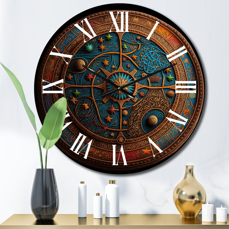 Horloge murale en métal, Petit