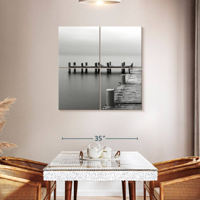Monochrome Wood Dock