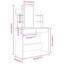 Sartell Dressing Table with Mirror-1361171774